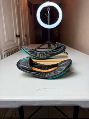 TIEKS BY GAVRIELI | Black Matte Ballet Flats Foldable | 9